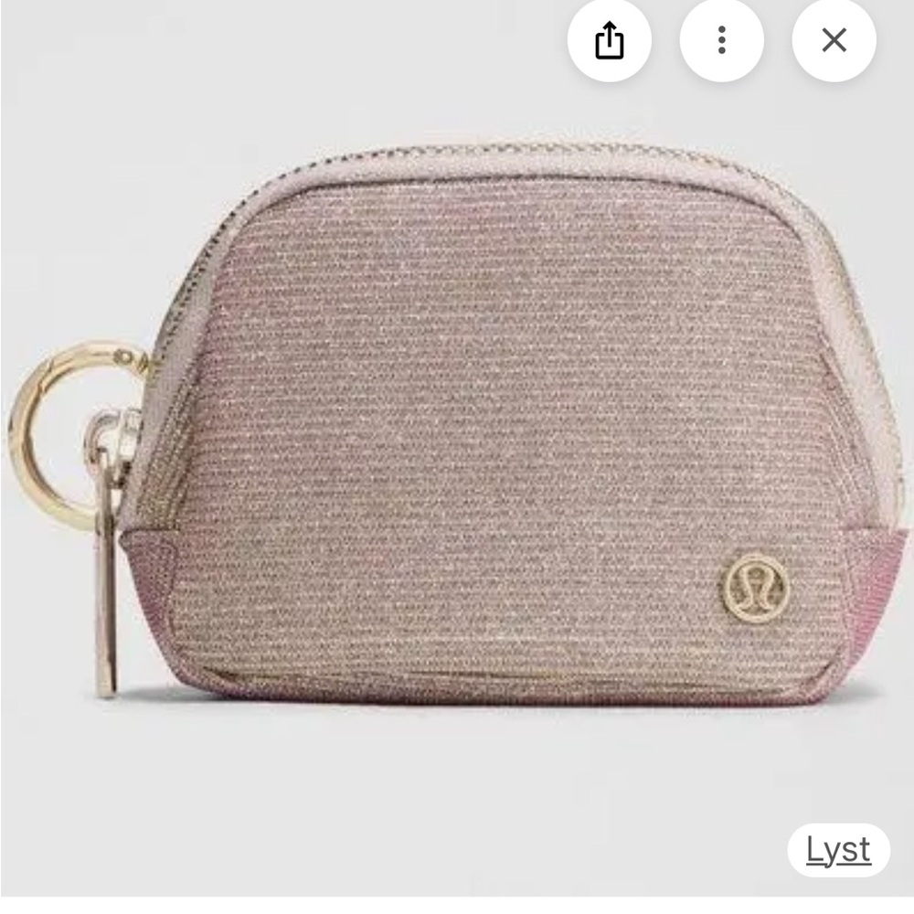 lululemon athletica Women's Glitter Pink Crossbody Bag